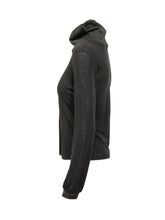 PUROTATTO - Blouse featuring a softly folded high neckline, long sleeves and a gently shaped silhouette. Finished with shimmering cuff details and a straight hem. - Black - LIDIASHOPPING® - Official Website