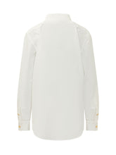 ALBERTA FERRETTI - Camicia con Pannello Plissettato - Bianco - LIDIASHOPPING® - Official Website
