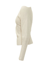ALBERTA FERRETTI - Maglia con Drappeggio Asimmetrico - Bianco - LIDIASHOPPING® - Official Website