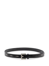 ORCIANI - Cintura Sottile con Borchie - Nero - LIDIASHOPPING® - Official Website