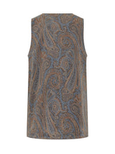 ETRO - Gilet con Motivo Paisley - Grigio - LIDIASHOPPING® - Official Website