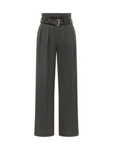 ETRO - Pantaloni a Gamba Ampia con Cintura - Nero - LIDIASHOPPING® - Official Website