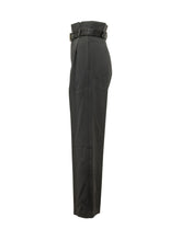 ETRO - Pantaloni a Gamba Ampia con Cintura - Nero - LIDIASHOPPING® - Official Website
