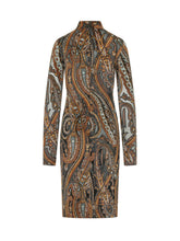 ETRO - Abito Midi con Motivo Paisley - Multicolore - LIDIASHOPPING® - Official Website