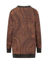 ETRO - Cardigan con Motivo Paisley - Marrone - LIDIASHOPPING® - Official Website