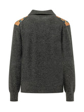 ETRO - Top with Collar and Ornamental Print - Black - LIDIASHOPPING® - Official Website
