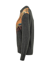 ETRO - Top with Collar and Ornamental Print - Black - LIDIASHOPPING® - Official Website