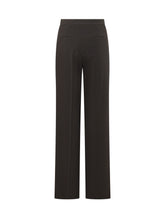 ELISABETTA FRANCHI - Pantaloni Sartoriali a Gamba Dritta - Nero - LIDIASHOPPING® - Official Website