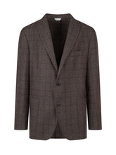 BOGLIOLI - Giacca Monopetto a Quadri - Marrone - LIDIASHOPPING® - Official Website