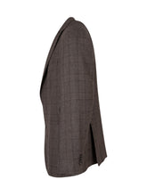 BOGLIOLI - Giacca Monopetto a Quadri - Marrone - LIDIASHOPPING® - Official Website