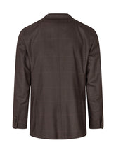 BOGLIOLI - Abito Doppiopetto con Motivo Check - Marrone - LIDIASHOPPING® - Official Website