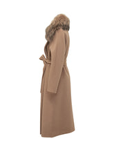 SIMONA CORSELLINI - Cappotto Lungo con Collo Voluminoso - Marrone - LIDIASHOPPING® - Official Website
