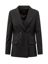SEVENTY 19.70 - Blazer Doppiopetto con Revers a Lancia - Nero - LIDIASHOPPING® - Official Website