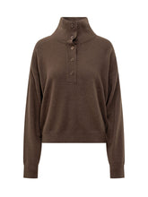 SEVENTY 19.70 - Maglia Dolcevita con Bottoni - Marrone - LIDIASHOPPING® - Official Website