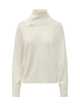 SEVENTY 19.70 - Maglia Dolcevita con Bottoni Laterali - Bianco - LIDIASHOPPING® - Official Website