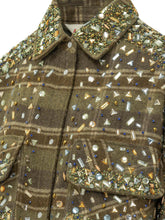 SPACE COWBOY - Check Shirt with Decorative Applications - Green - LIDIASHOPPING® - Official Website