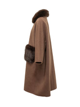 AVA ADORE - Long Coat with Zip Closure - Brown - LIDIASHOPPING® - Official Website