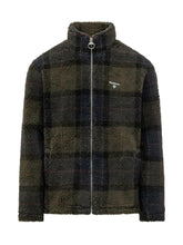 BARBOUR - Giacca con Zip e Motivo Tartan - Verde - LIDIASHOPPING® - Official Website