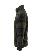 BARBOUR - Giacca con Zip e Motivo Tartan - Verde - LIDIASHOPPING® - Official Website