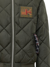 BARBOUR INTERNATIONAL - Merchant Quilted Jacket with Patch - Green - LIDIASHOPPING® - Official Website