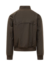 BARBOUR INTERNATIONAL - Bomber Merchant con Collo Alto - Verde - LIDIASHOPPING® - Official Website