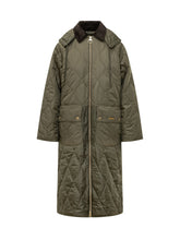 BARBOUR - Osbourne Giacca Lunga Trapuntata - Verde - LIDIASHOPPING® - Official Website