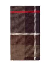 BARBOUR - Blair Tartan Scarf with Fringes - Green - LIDIASHOPPING® - Official Website