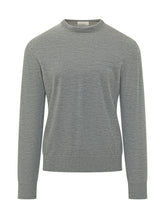 BALLANTYNE - Maglia Girocollo con Bordo a Coste - Grigio - LIDIASHOPPING® - Official Website