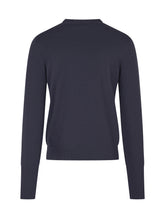 BALLANTYNE - Maglia Girocollo con Bordo a Coste - Blu - LIDIASHOPPING® - Official Website