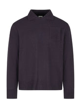 BALLANTYNE - Polo Pullover with Patch Pocket - Blue - LIDIASHOPPING® - Official Website