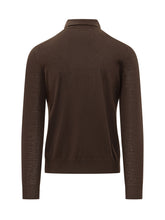 BALLANTYNE - Crewneck Cardigan with Logo - Blue - LIDIASHOPPING® - Official Website