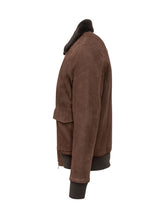 BARBA JACKET - Giubbotto con Colletto e Tasche Frontali - Marrone - LIDIASHOPPING® - Official Website