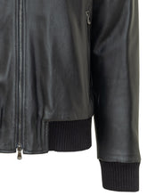 BARBA JACKET - Giubbotto Biker con Zip - Blu - LIDIASHOPPING® - Official Website