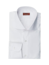 BARBA - Shirt with Clean Line and Spread Collar - White - LIDIASHOPPING® - Official Website
