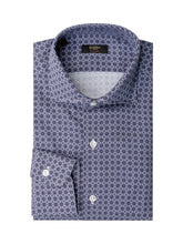 BARBA - Camicia con Motivo Grafico - Blu - LIDIASHOPPING® - Official Website