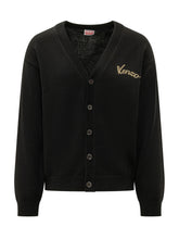 KENZO - Cardigan Tiger con Bottoni - Nero - LIDIASHOPPING® - Official Website