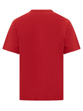 KENZO - T-shirt Jumping Tiger con Stampa Frontale - Rosso - LIDIASHOPPING® - Official Website