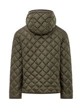 MONCLER - Giacca Venserre Trapuntata con Cappuccio - Verde - LIDIASHOPPING® - Official Website