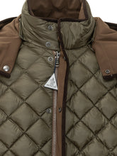 MONCLER - Giacca Venserre Trapuntata con Cappuccio - Verde - LIDIASHOPPING® - Official Website