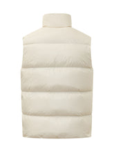 MONCLER - Belice Padded Vest with High Collar - White - LIDIASHOPPING® - Official Website