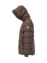MONCLER - Giacca Orvelle Trapuntata con Cappuccio - Marrone - LIDIASHOPPING® - Official Website