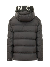 MONCLER - Giacca Orvelle con Cappuccio Lettering - Nero - LIDIASHOPPING® - Official Website
