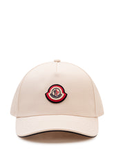 MONCLER - Baseball Cap with Front Patch - White - LIDIASHOPPING® - Official Website