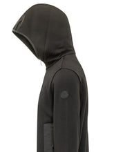 MONCLER - Cardigan con Zip e Cappuccio - Nero - LIDIASHOPPING® - Official Website