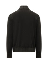 MONCLER - Cardigan Trapuntato con Zip - Nero - LIDIASHOPPING® - Official Website