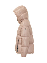 MONCLER - Giacca Parana Trapuntata con Cappuccio - Rosa - LIDIASHOPPING® - Official Website