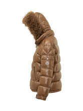MONCLER - Piumino Hypolais con Cappuccio - Beige - LIDIASHOPPING® - Official Website