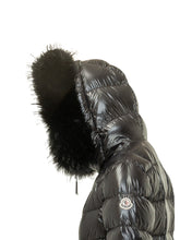 MONCLER - Piumino Fulmar con Cappuccio Bordato - Nero - LIDIASHOPPING® - Official Website