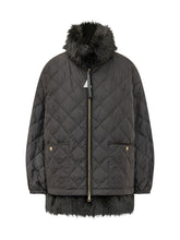 MONCLER - Chaleureux Quilted Jacket with Voluminous Collar - Black - LIDIASHOPPING® - Official Website
