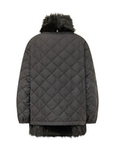 MONCLER - Chaleureux Quilted Jacket with Voluminous Collar - Black - LIDIASHOPPING® - Official Website